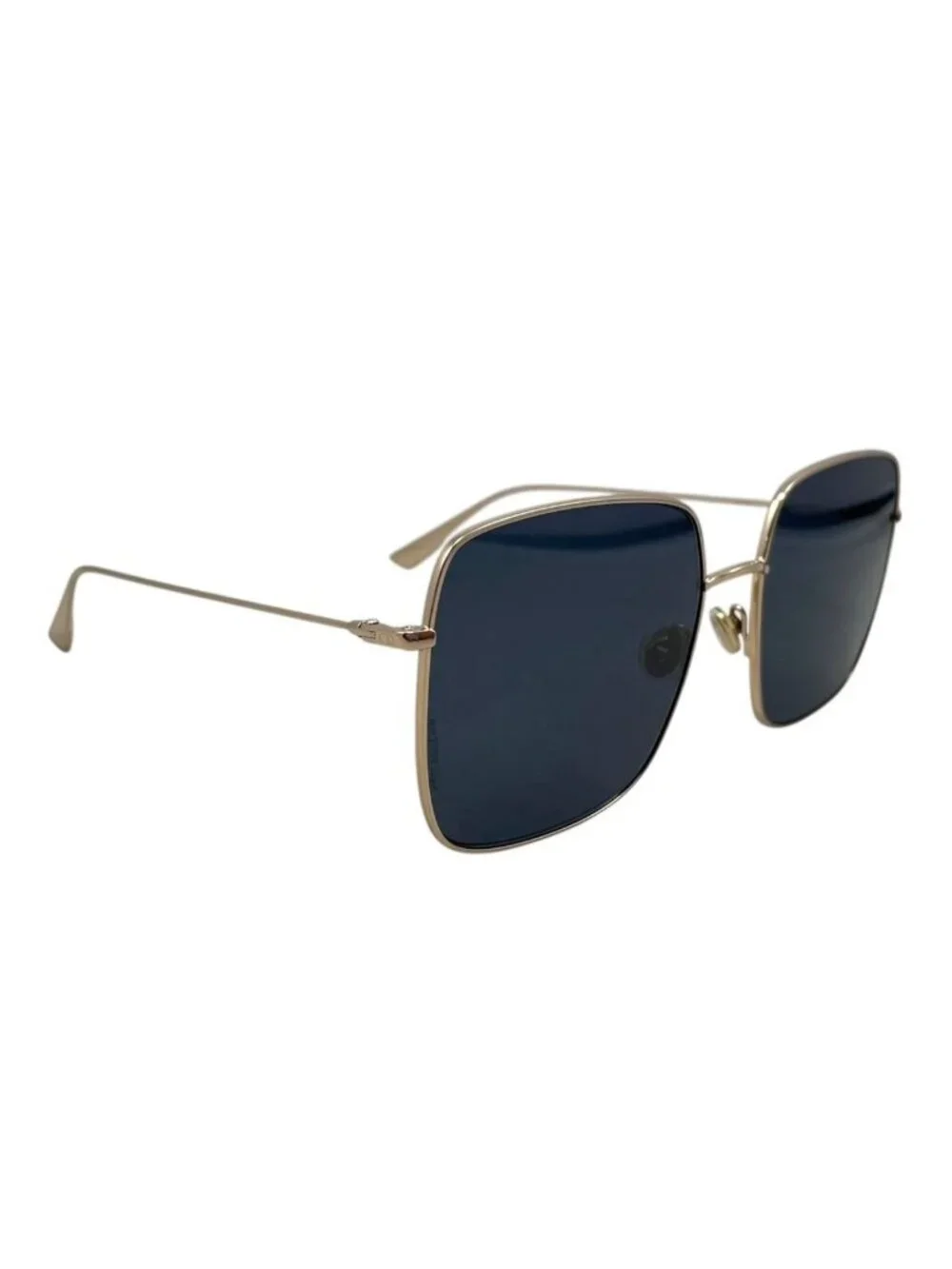 Dior Sunglasses Square Metal Blue Gold Eyewear